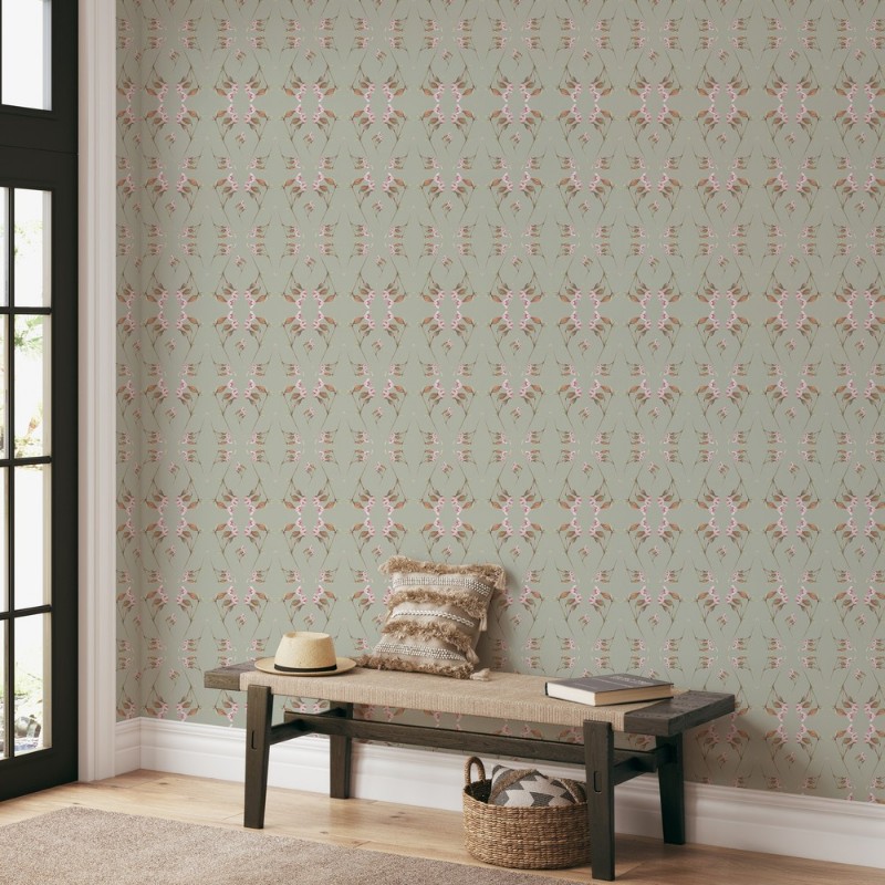 Picture of Väriyhdistelmä Pink Bells in Olive - 1033901-02 - 04862-01